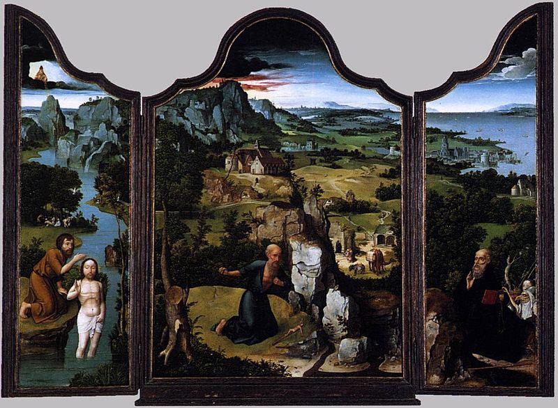 Joachim Patinir Triptych Sweden oil painting art